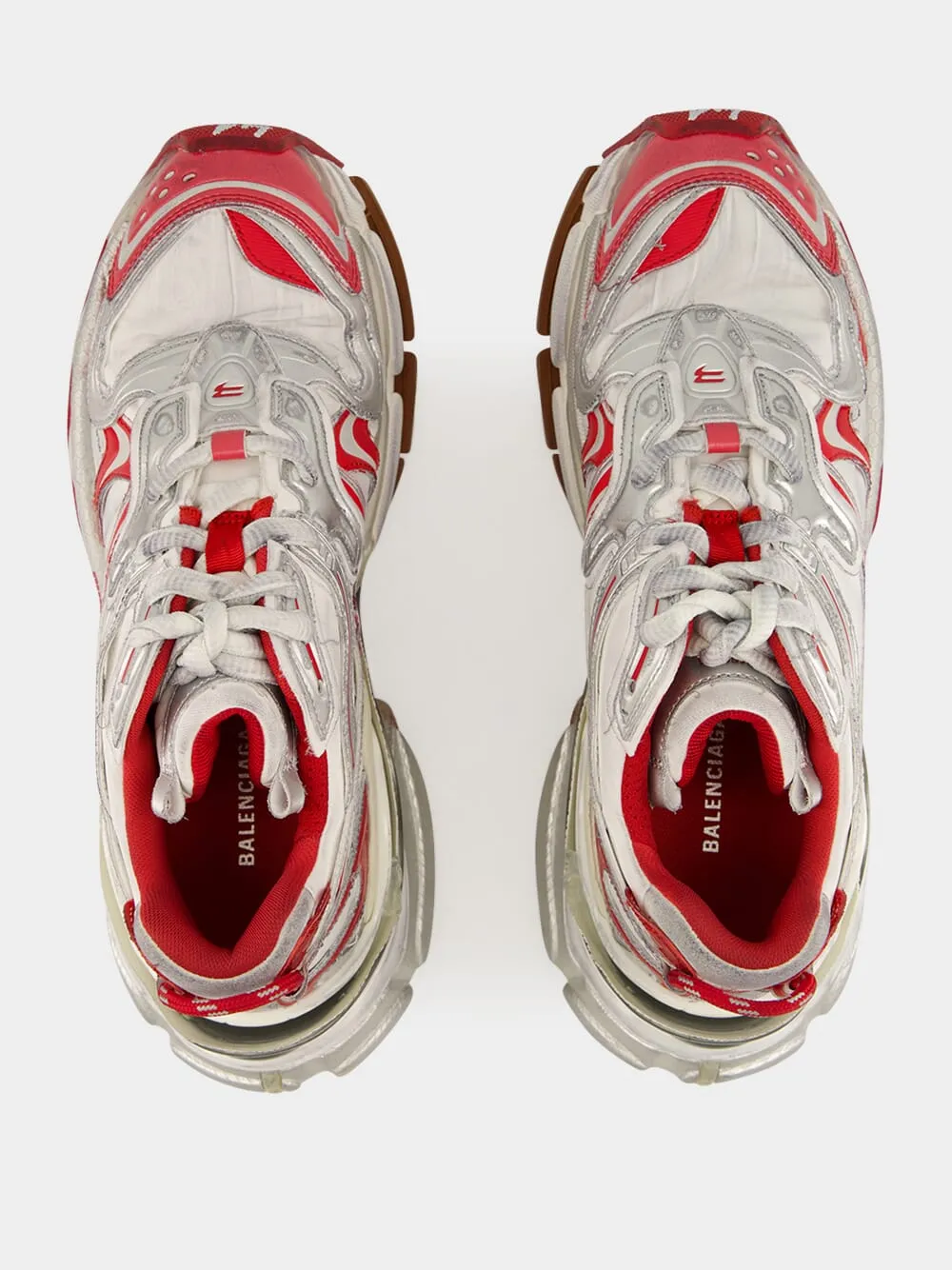 Runner 2.0 Sneakers in Off White and Red sold by Fashion Clinic product image thumbnail 4