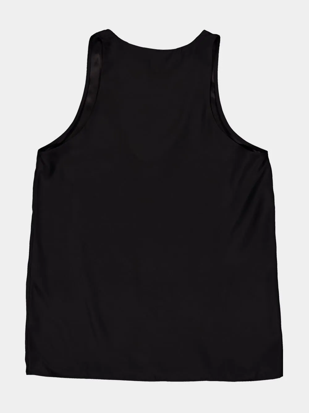 Serena Black Silk Tank-Top sold by Fashion Clinic product image thumbnail 4