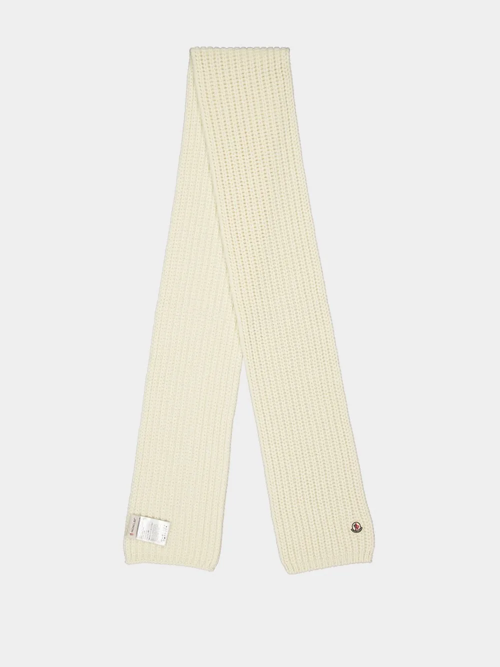 Natural Wool Knit Scarf sold by Fashion Clinic