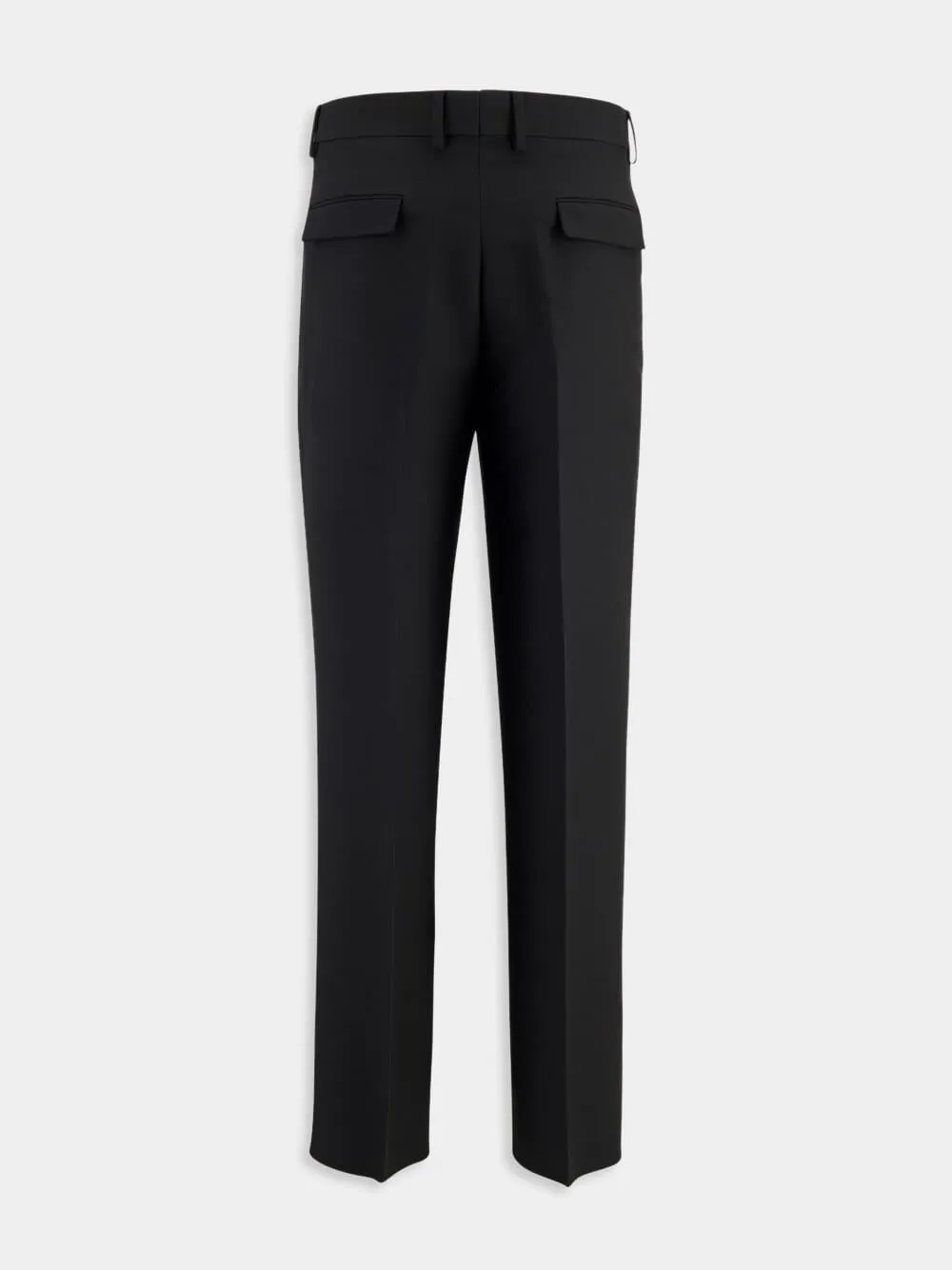 Black Tailored Trousers with Darts sold by Fashion Clinic product image thumbnail 3