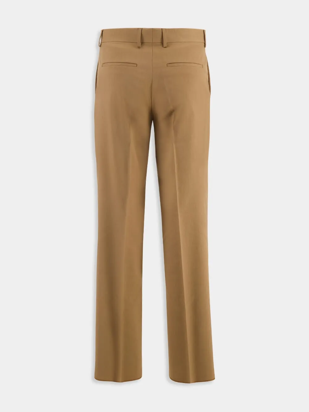 Rust Wool Cigarette Trousers sold by Fashion Clinic product image thumbnail 2