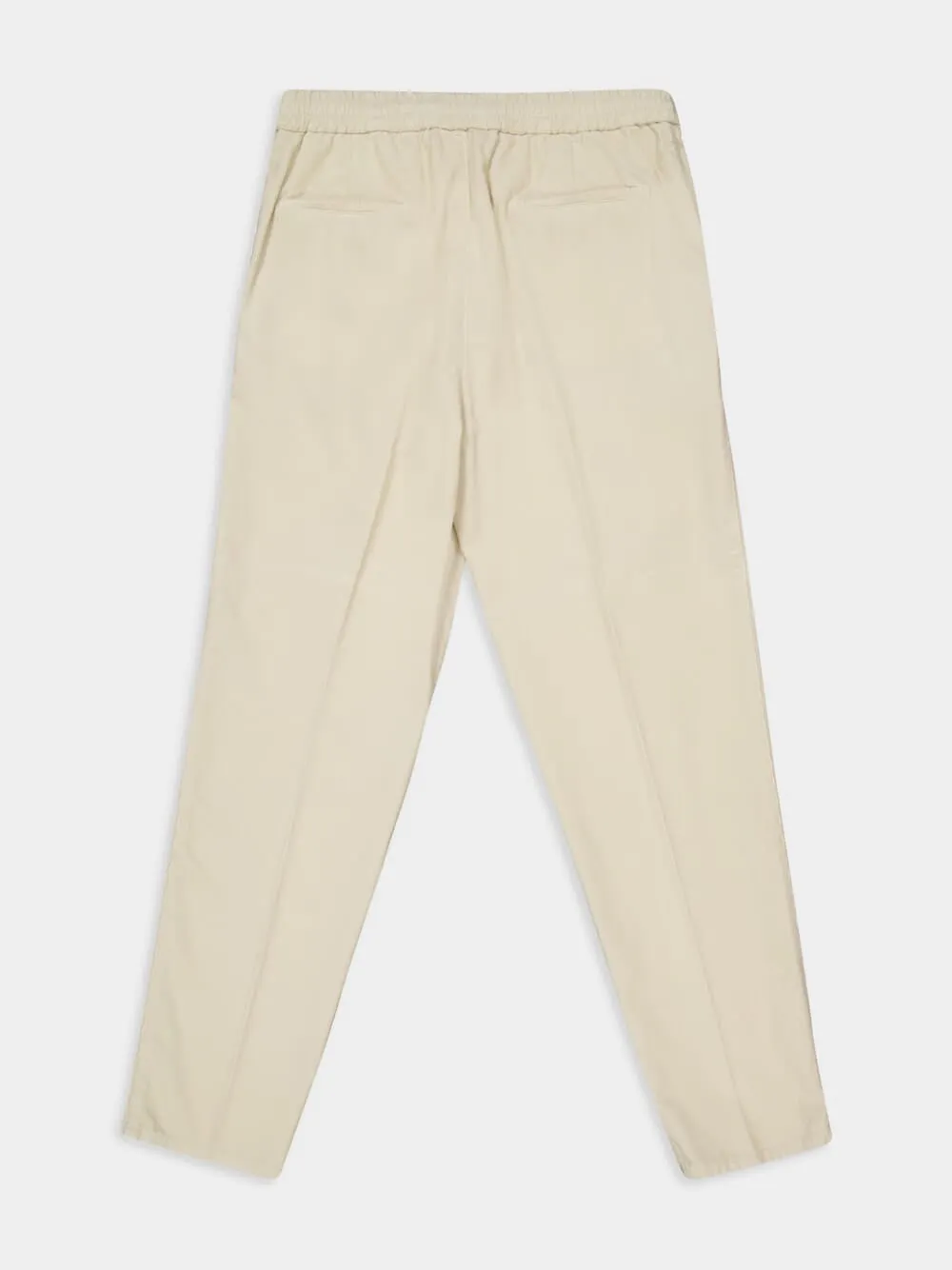 Natural Corduroy Drawstring Leisure Trousers sold by Fashion Clinic product image thumbnail 5