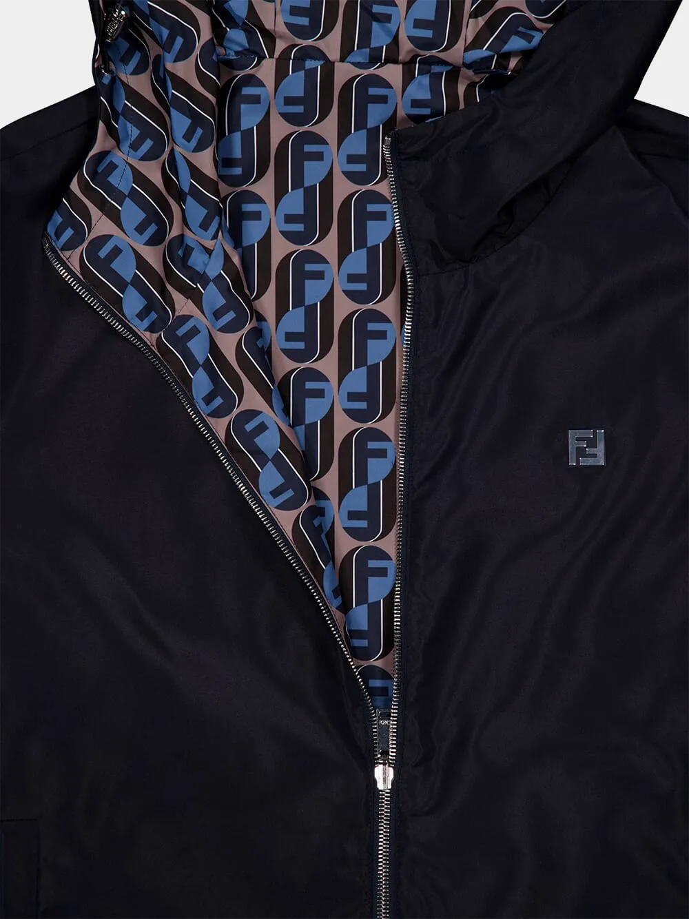 Blue Reversible Nylon Fendinity Jacket sold by Fashion Clinic product image thumbnail 3