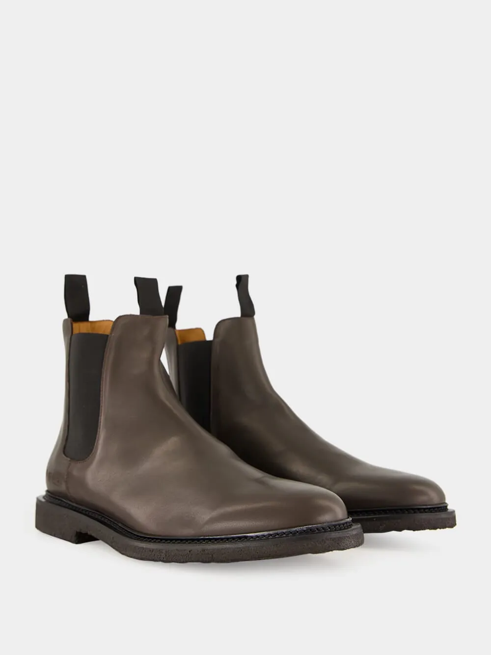 Brown Leather Chelsea Boots sold by Fashion Clinic product image thumbnail 3
