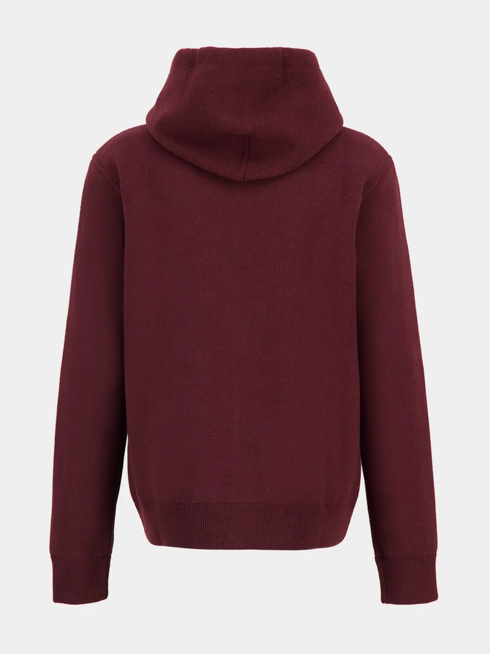 Rosso Ancora Red GG Wool Zip Sweatshirt sold by Fashion Clinic product image thumbnail 2
