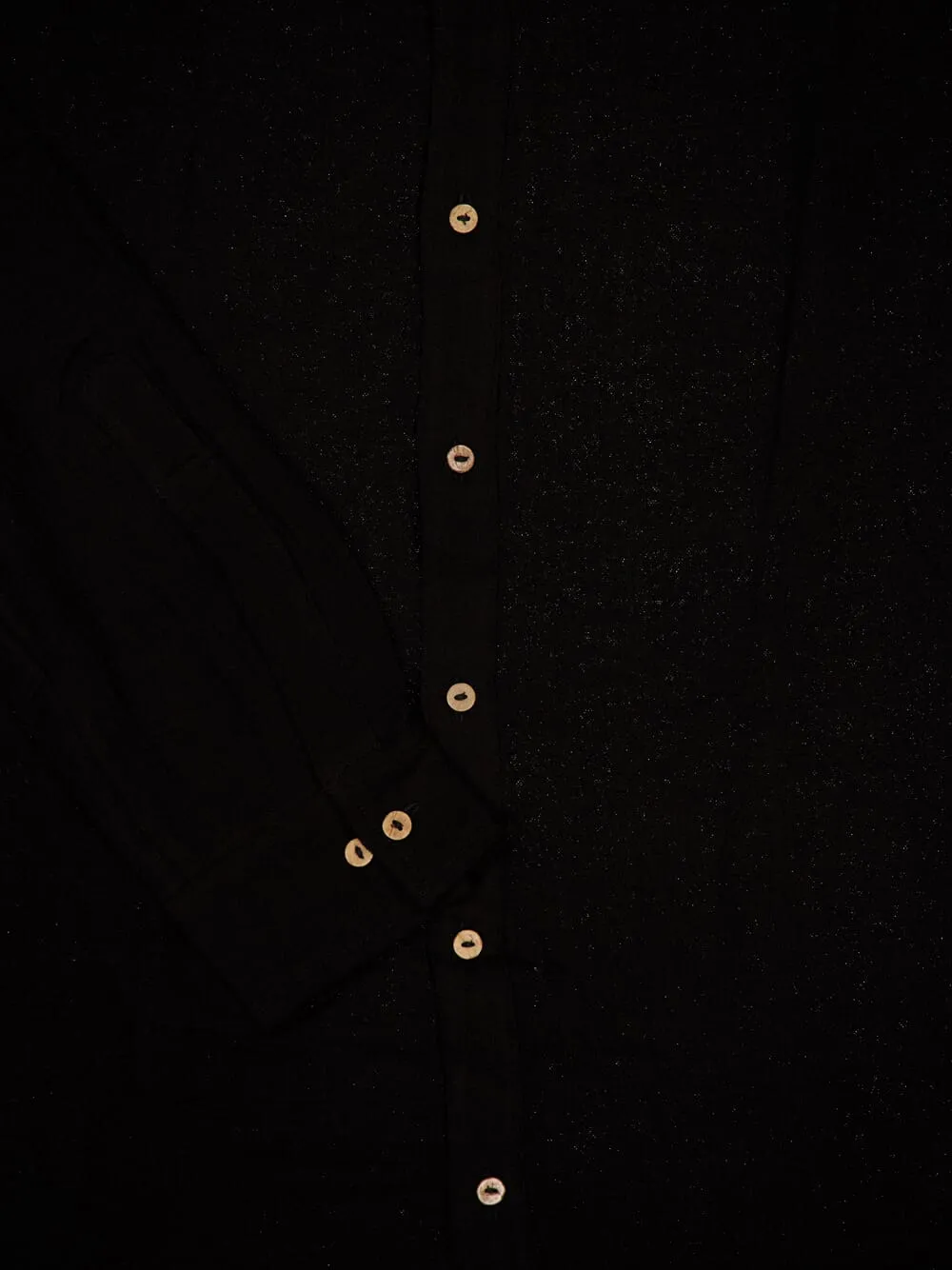 Black Balam Cotton Shirt sold by Fashion Clinic product image thumbnail 4