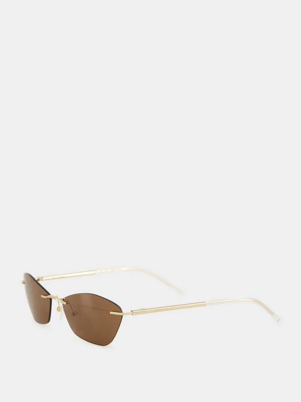 Gold T-Bar Slim Sunglasses sold by Fashion Clinic product image thumbnail 3
