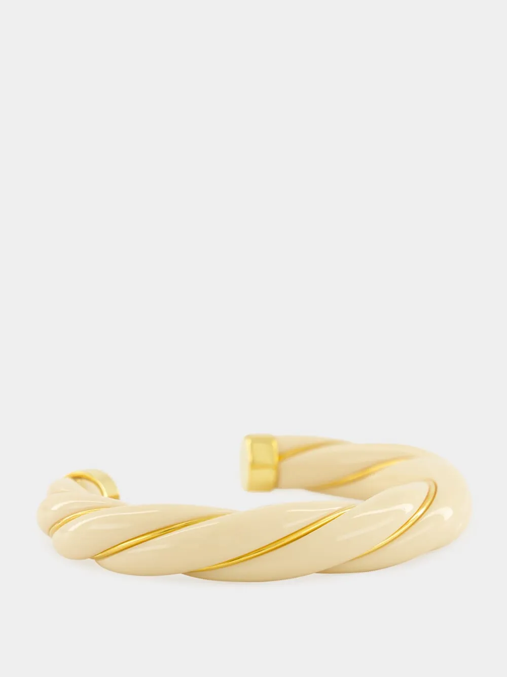 Ivory Twisted Diana Bangle sold by Fashion Clinic product image thumbnail 5
