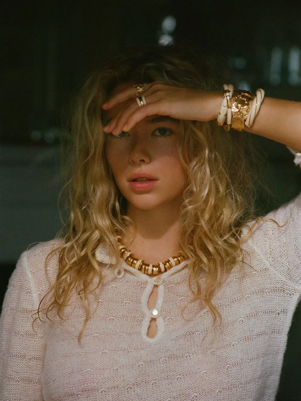 Ivory Twisted Diana Bangle sold by Fashion Clinic product image thumbnail 2