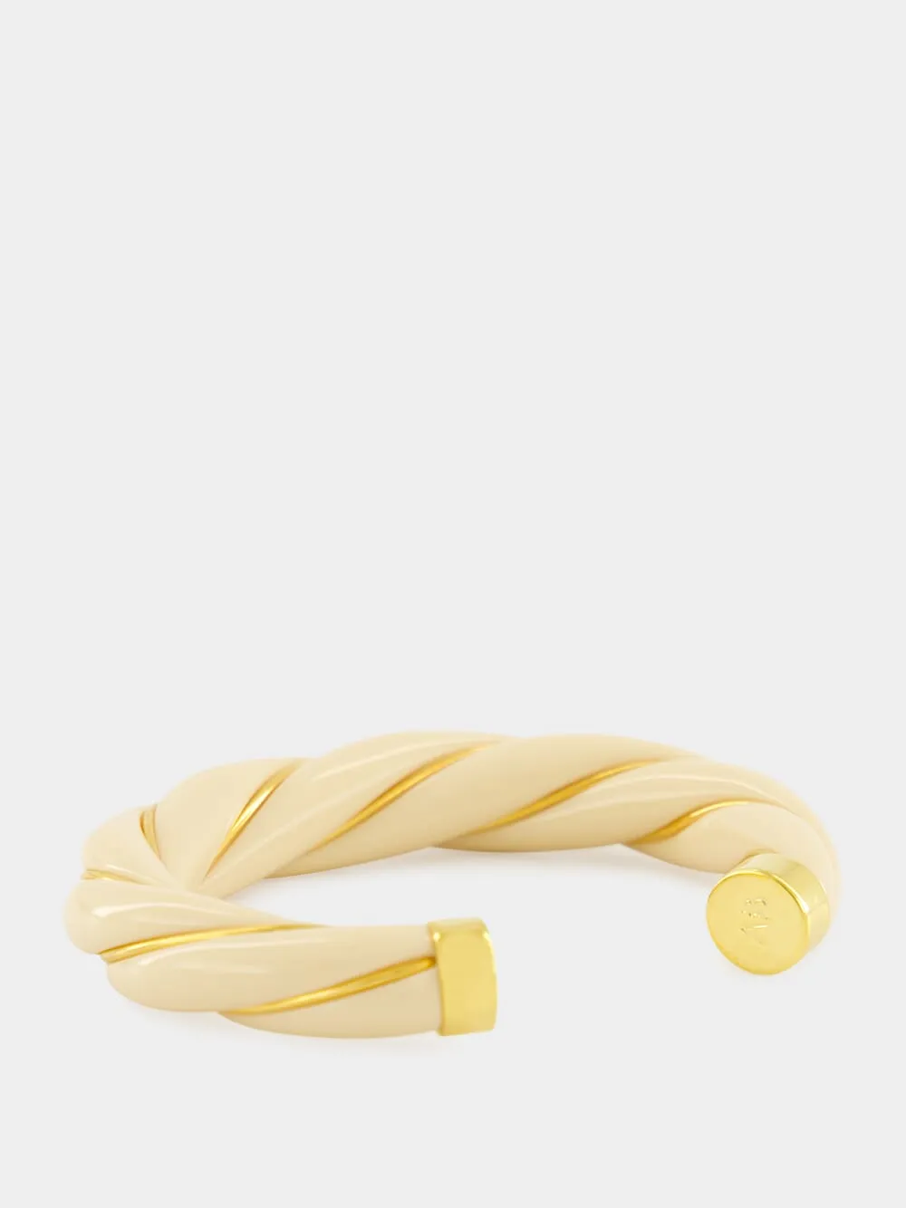 Ivory Twisted Diana Bangle sold by Fashion Clinic product image thumbnail 4