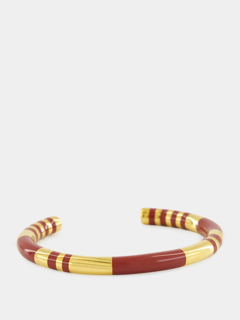 Burgundy Positano Striped Bangle sold by Fashion Clinic product image thumbnail 3