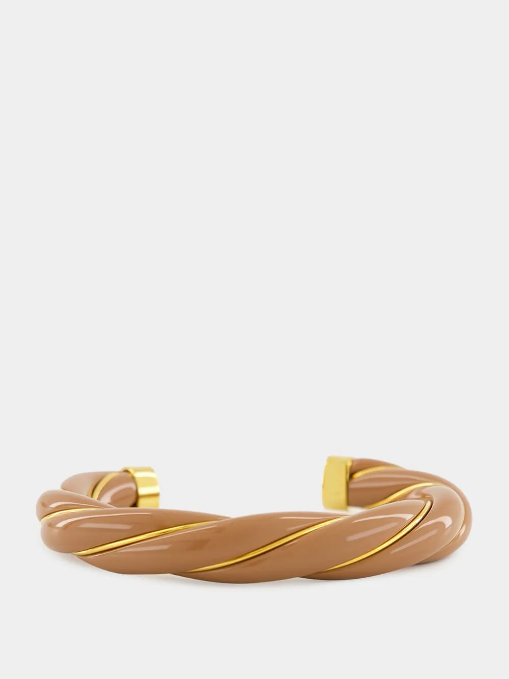 Cappuccino Twisted Diana Bangle sold by Fashion Clinic product image thumbnail 4