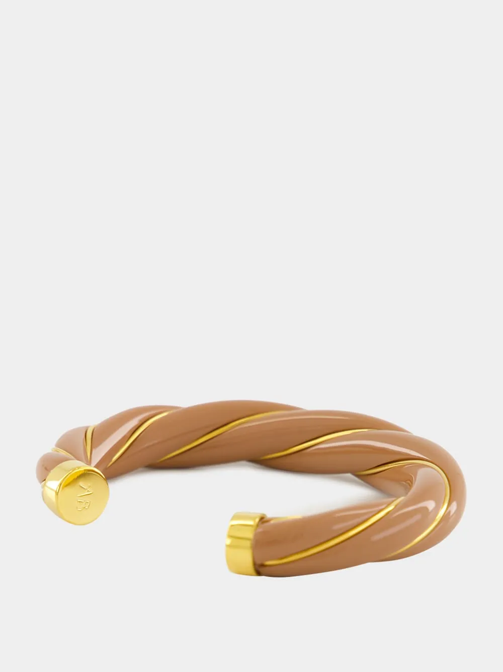 Cappuccino Twisted Diana Bangle sold by Fashion Clinic product image thumbnail 3