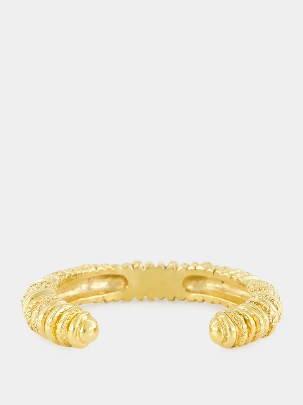 18kt Gold Plated Capital Statement Bracelet sold by Fashion Clinic product image thumbnail 3