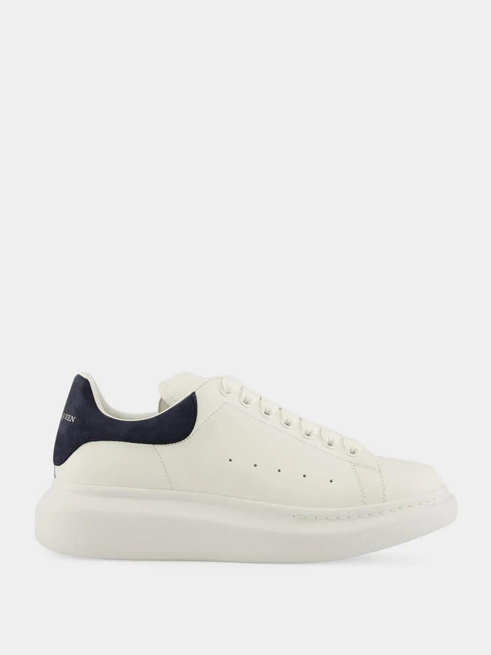 White and Blue Oversized New Tech Sneakers sold by Fashion Clinic