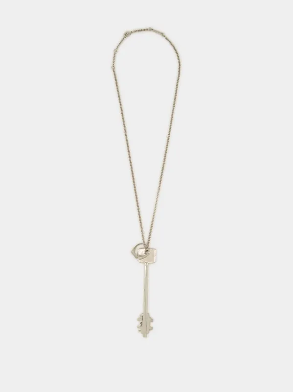 Silver Key Pendant Necklace sold by Fashion Clinic