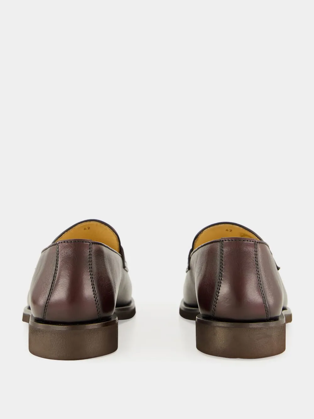 Brown Calf Leather Loafers sold by Fashion Clinic product image thumbnail 5