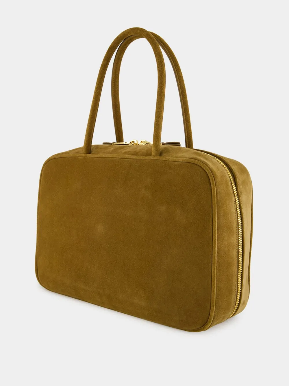 Olive Green Suede Beau Bag sold by Fashion Clinic product image thumbnail 4