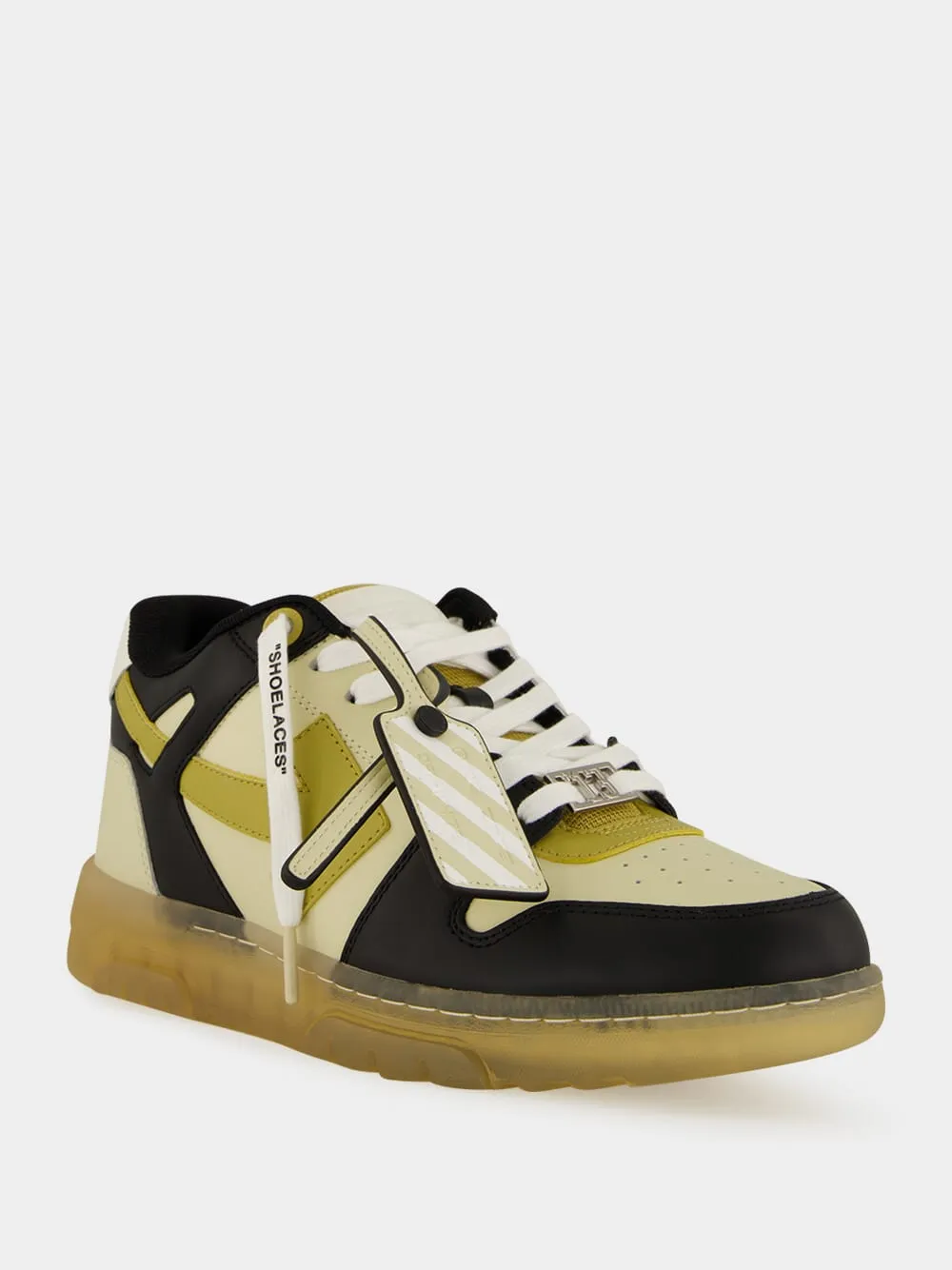 Sand and Golden Brown OOO Varsity Leather Sneakers sold by Fashion Clinic product image thumbnail 2