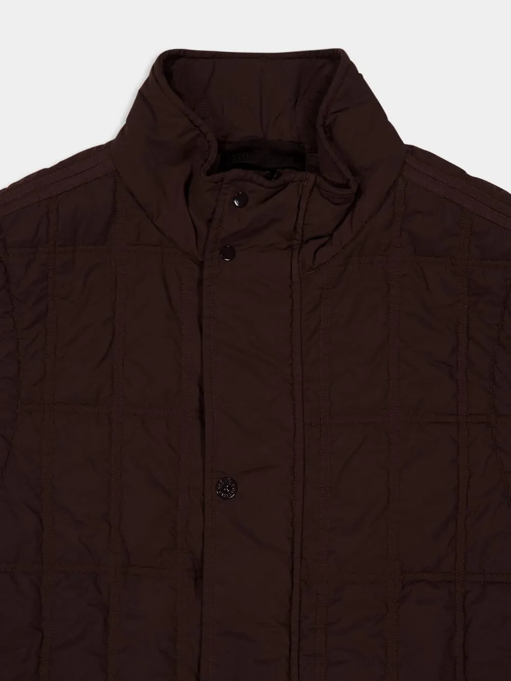 Dark Brown Puffer Vest sold by Fashion Clinic product image thumbnail 3