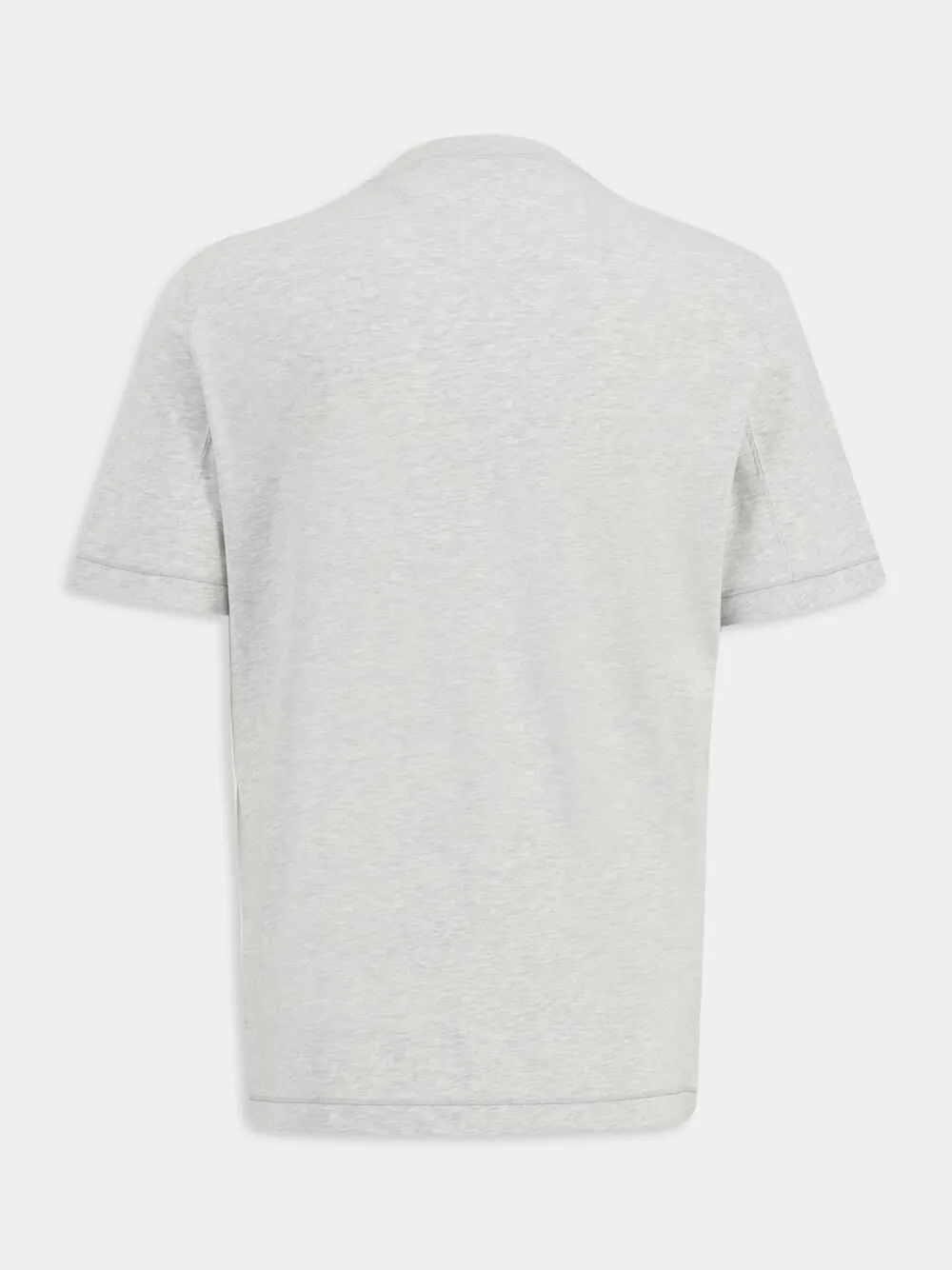 Light Grey Cotton Sport T-Shirt sold by Fashion Clinic product image thumbnail 2
