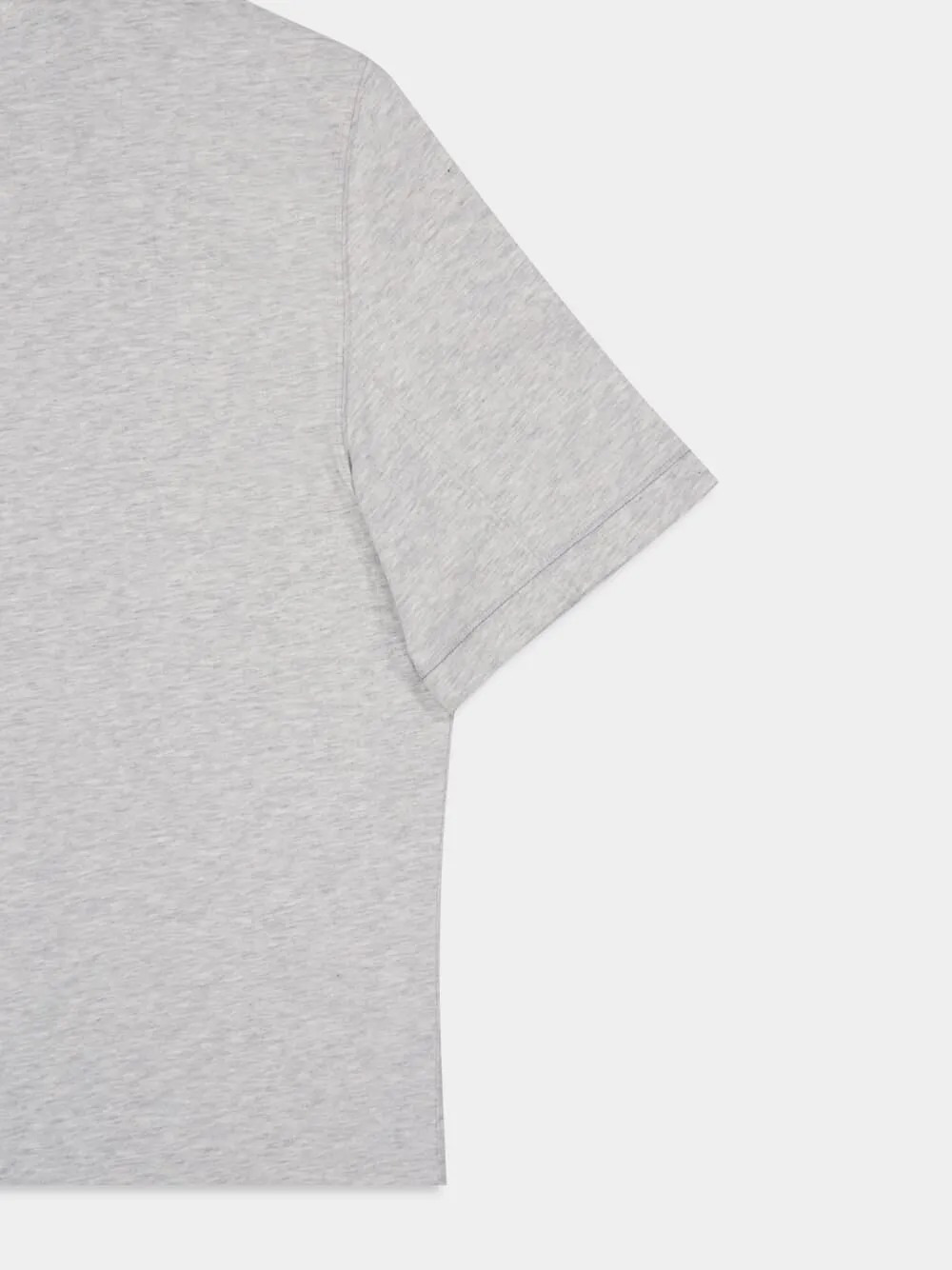 Light Grey Cotton Sport T-Shirt sold by Fashion Clinic product image thumbnail 4