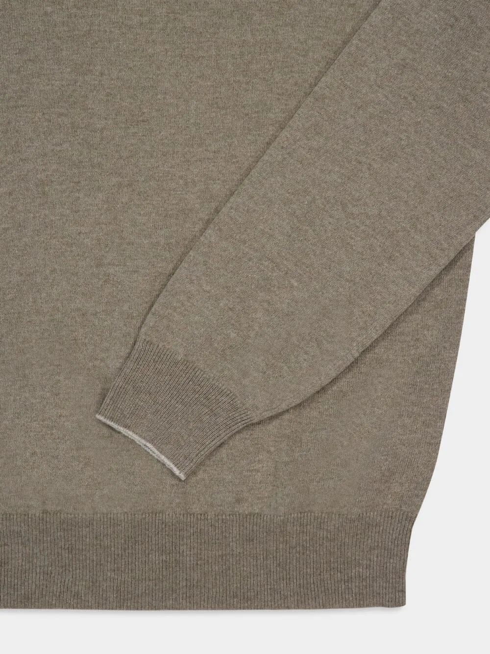 Olive Green Cashmere Sweater sold by Fashion Clinic product image thumbnail 4