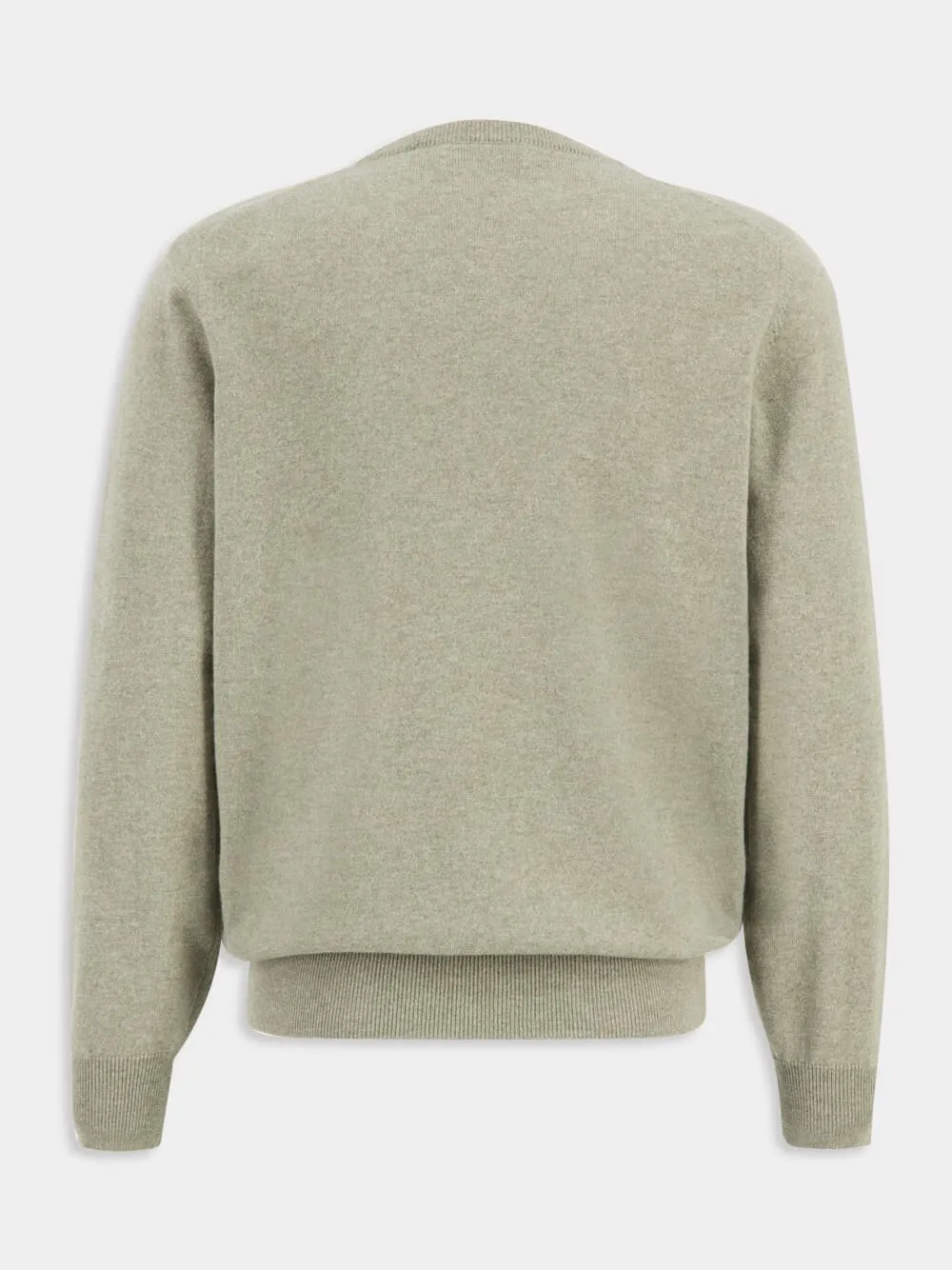 Olive Green Cashmere Sweater sold by Fashion Clinic product image thumbnail 2