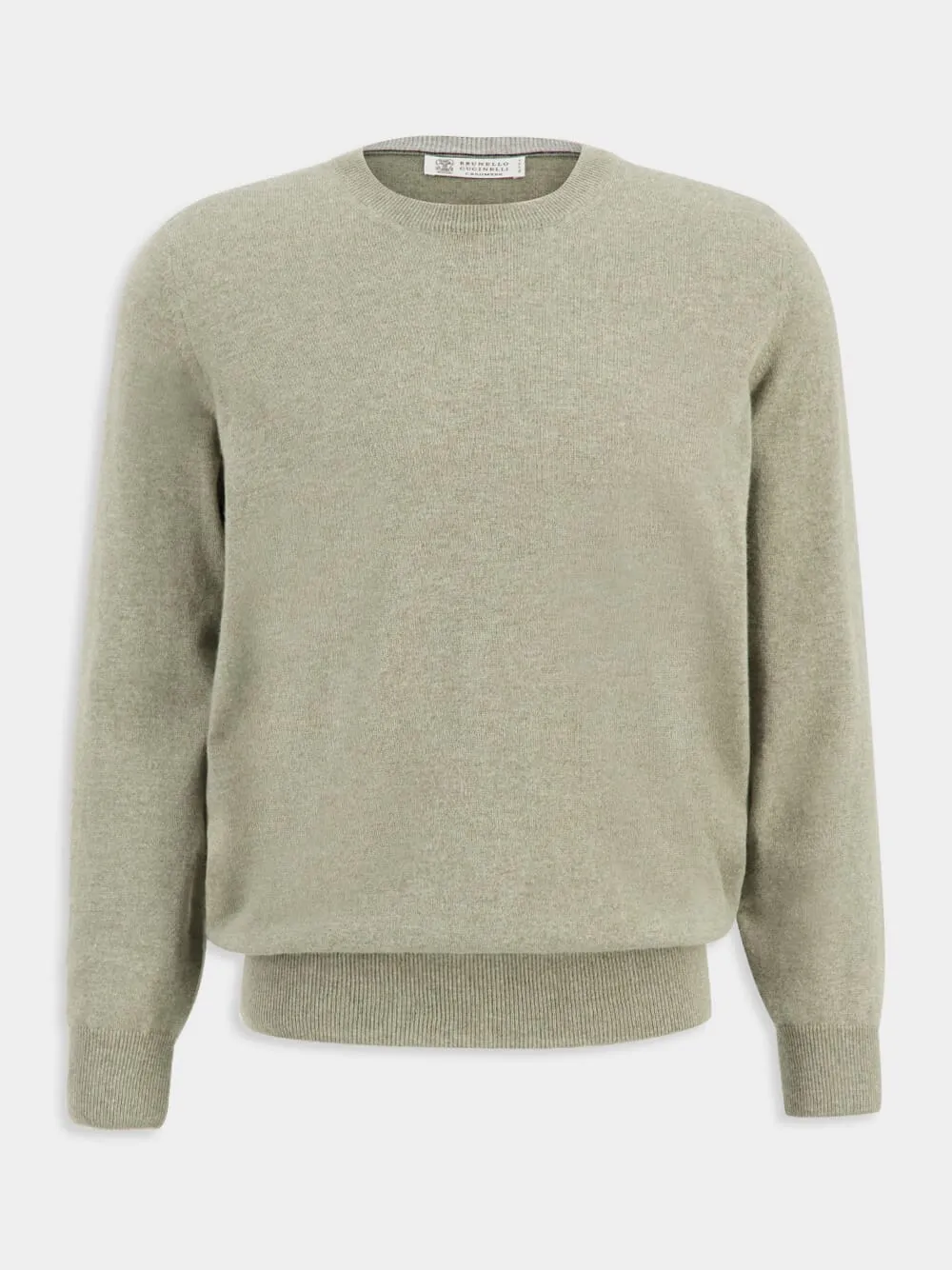 Olive Green Cashmere Sweater sold by Fashion Clinic
