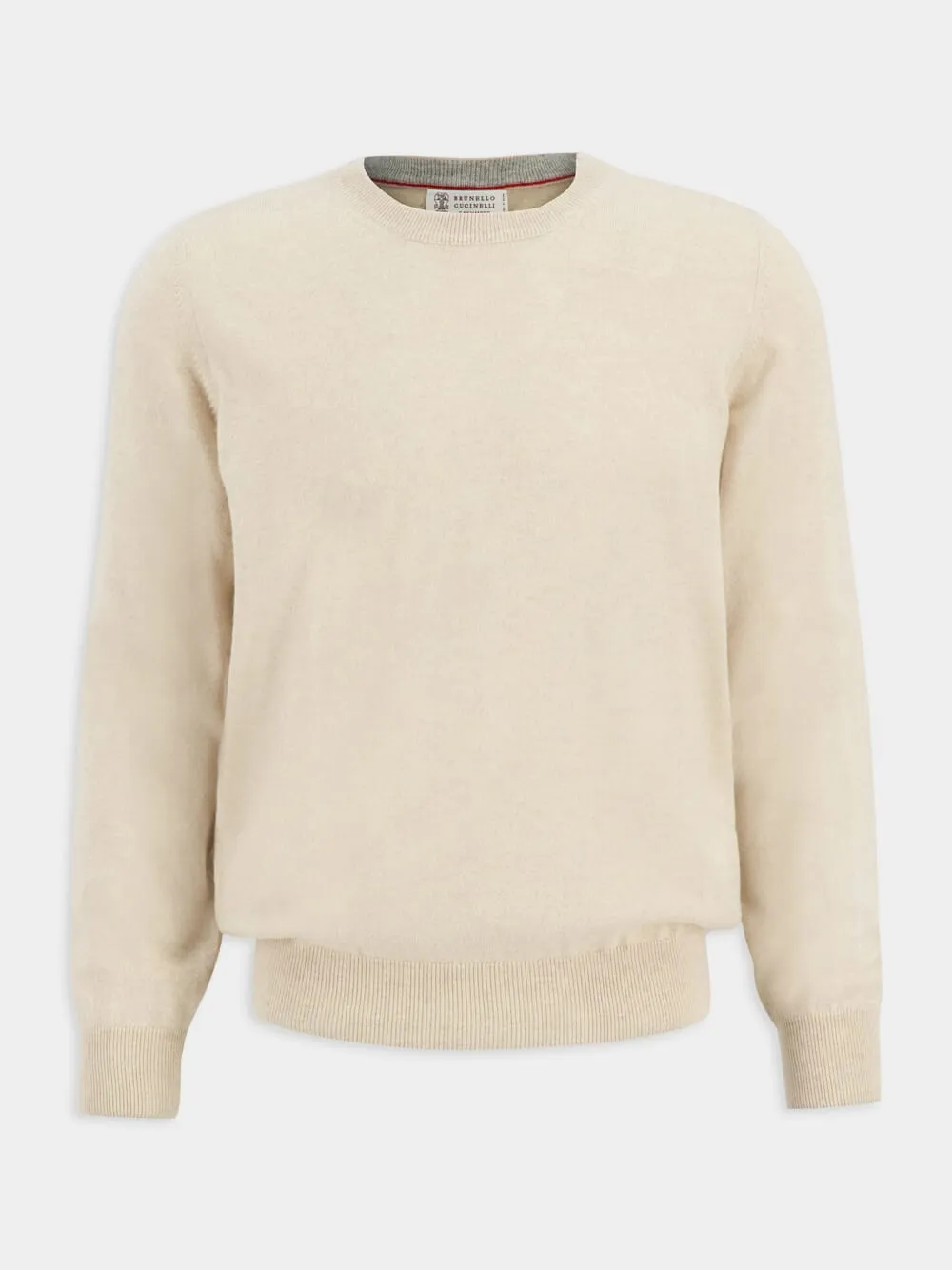 Sand Cashmere Sweater sold by Fashion Clinic