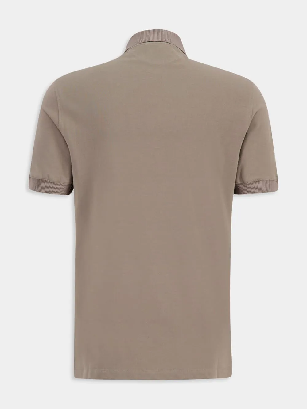 Brown Cotton Piqué Polo Shirt sold by Fashion Clinic product image thumbnail 2