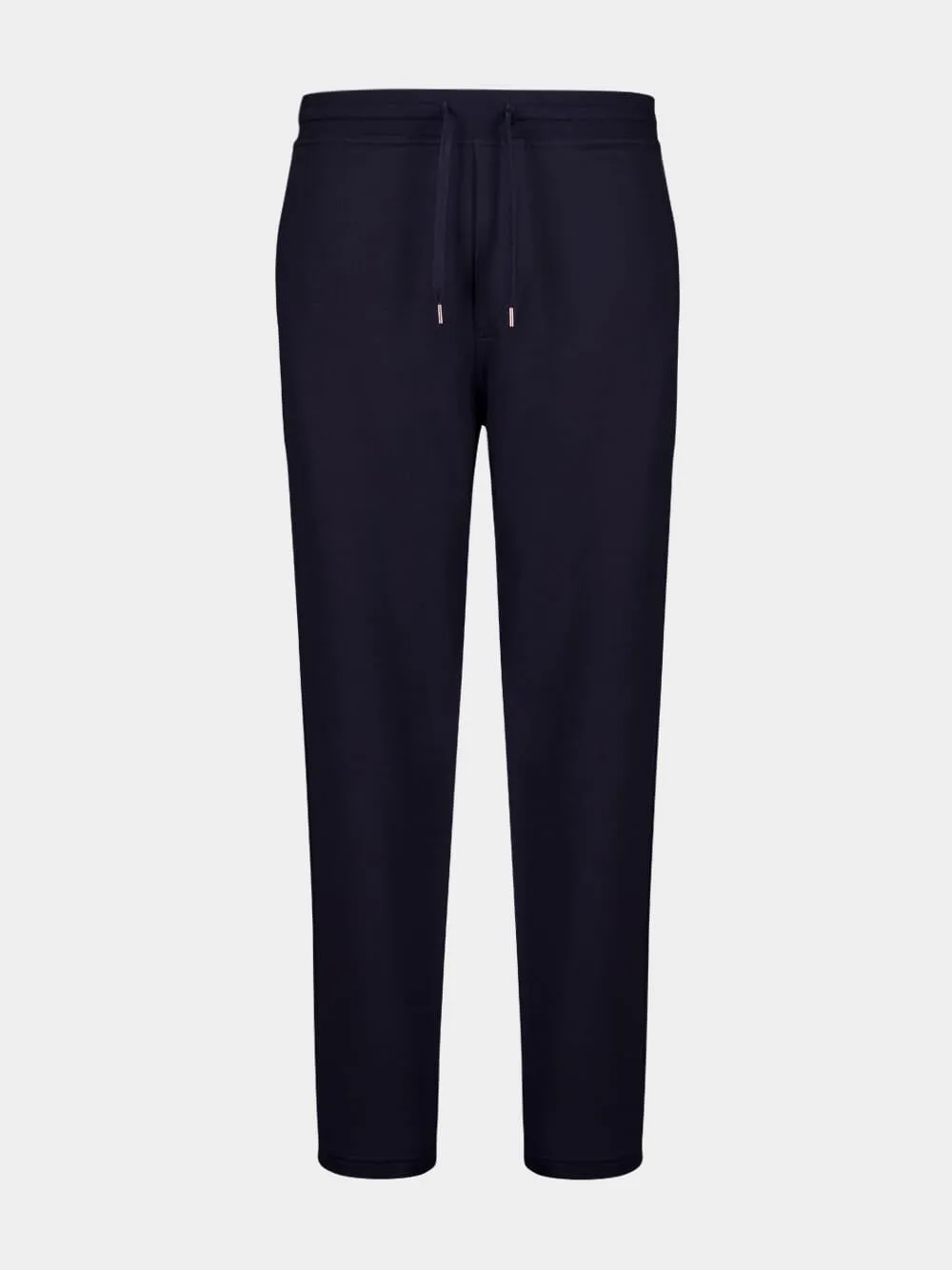 Navy Blue Cotton Sport Trousers sold by Fashion Clinic