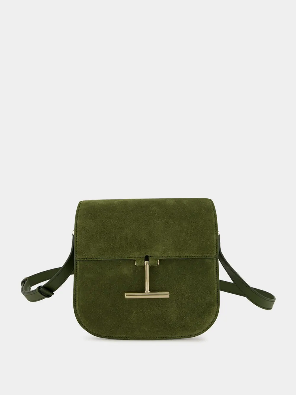 Moss Green Suede Tara Crossbody sold by Fashion Clinic