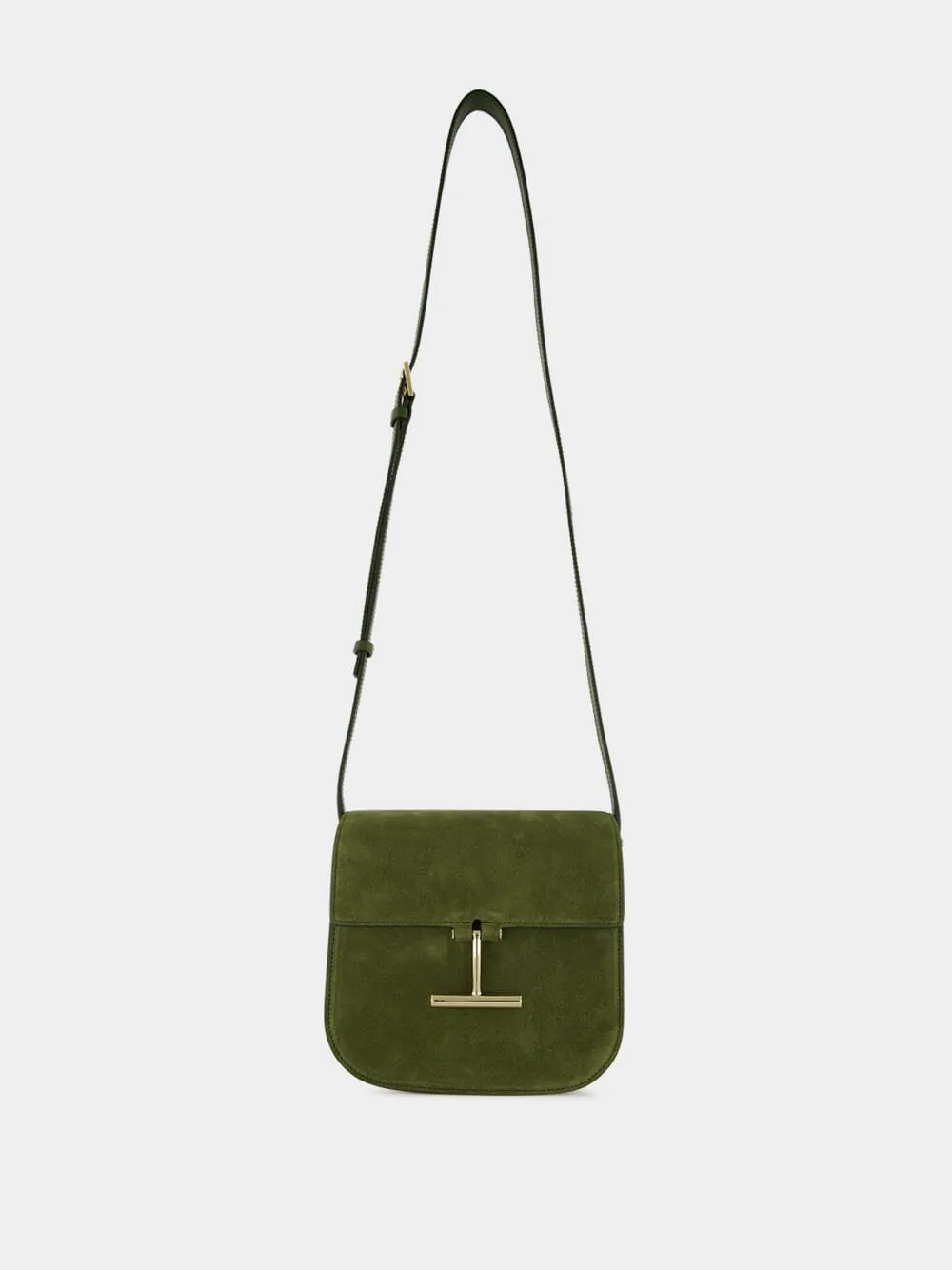 Moss Green Suede Tara Crossbody sold by Fashion Clinic product image thumbnail 2