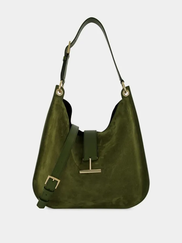 Moss Green Tara Large Crossbody Bag sold by Fashion Clinic