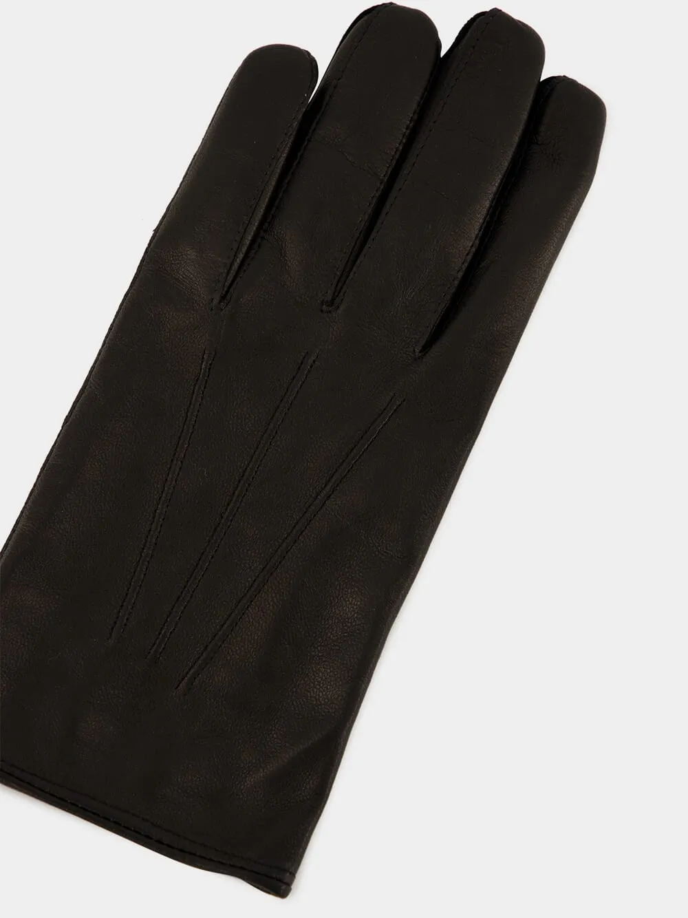 Black Nappa Leather Light Gloves sold by Fashion Clinic product image thumbnail 4