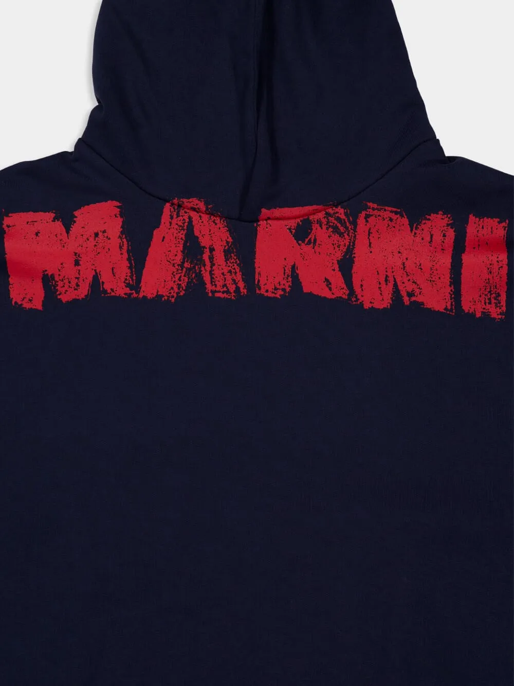 Navy Cotton Sweatshirt with Marni Print sold by Fashion Clinic product image thumbnail 5