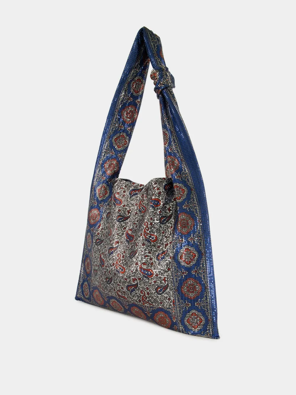 Bandana Paisley Printed Aluminium Tote Bag sold by Fashion Clinic product image thumbnail 4