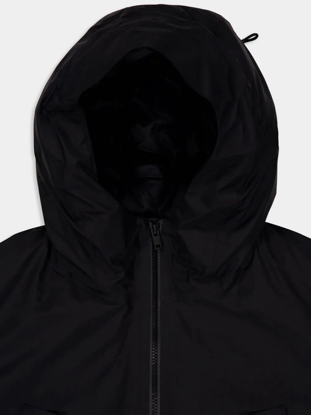 Black GORE-TEX Padded Hooded Jacket sold by Fashion Clinic product image thumbnail 4