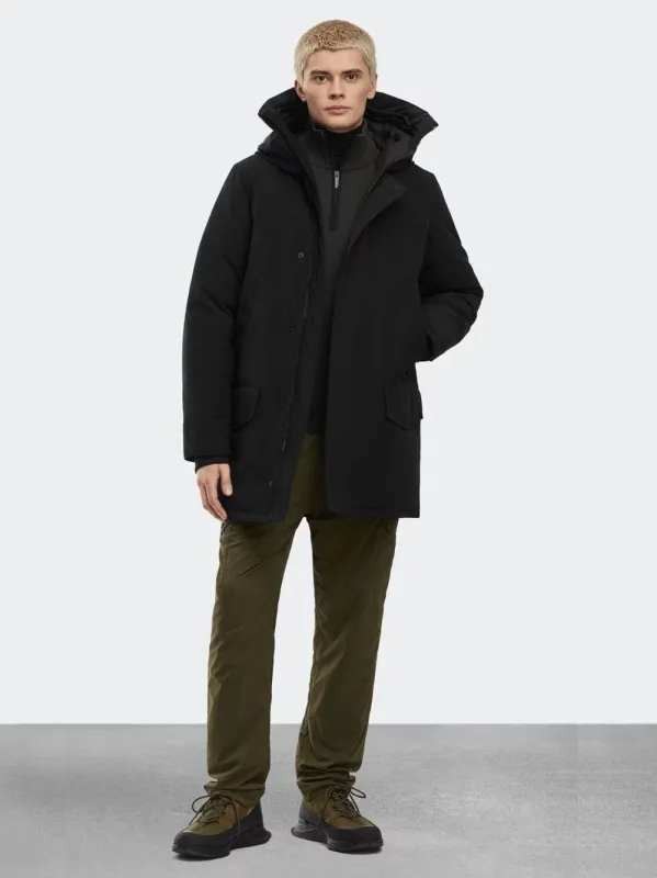Black Langford Parka sold by Fashion Clinic