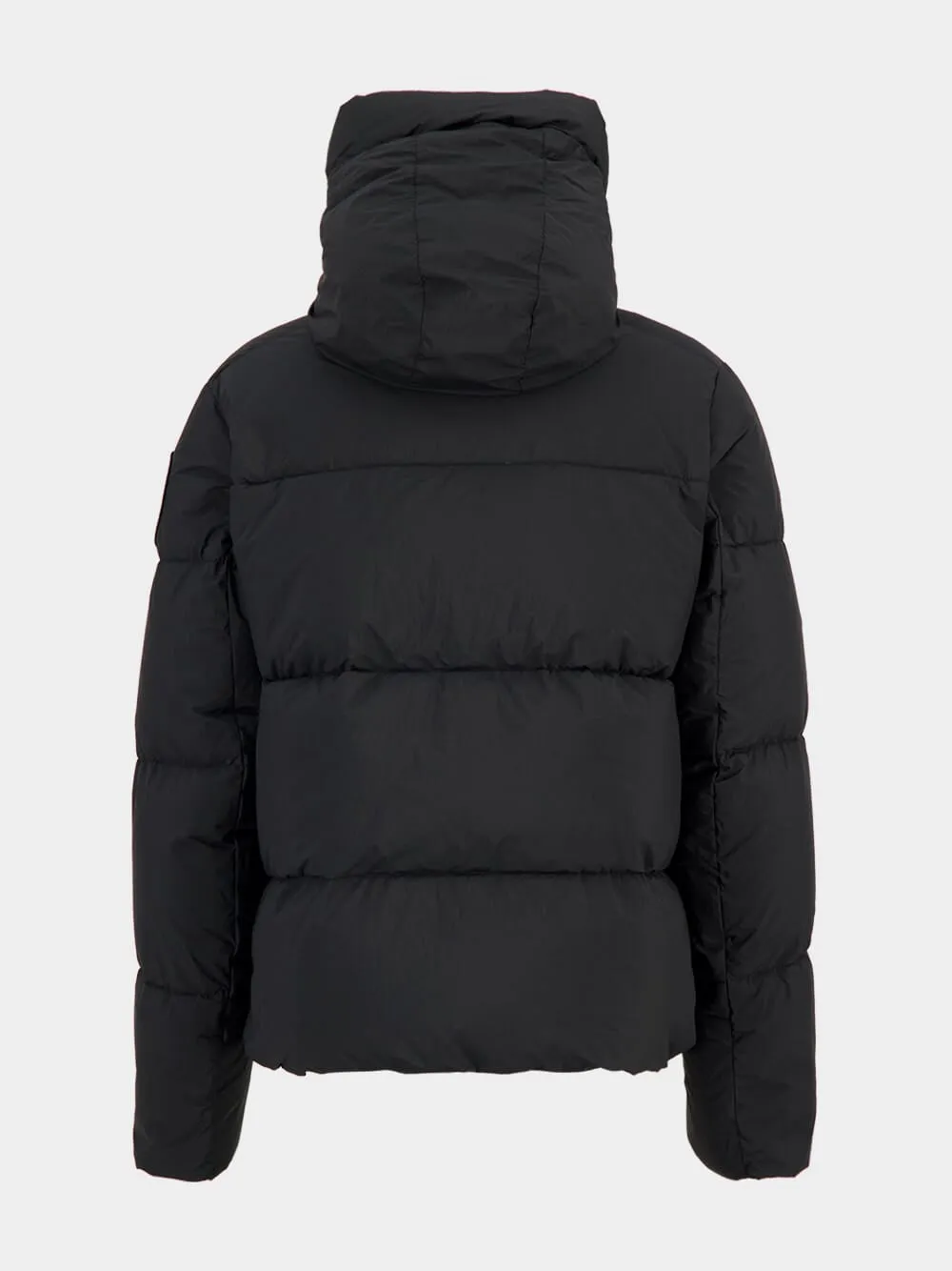 Black Crofton Matte Puffer Jacket sold by Fashion Clinic product image thumbnail 2