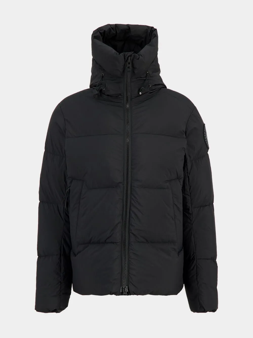 Black Crofton Matte Puffer Jacket sold by Fashion Clinic