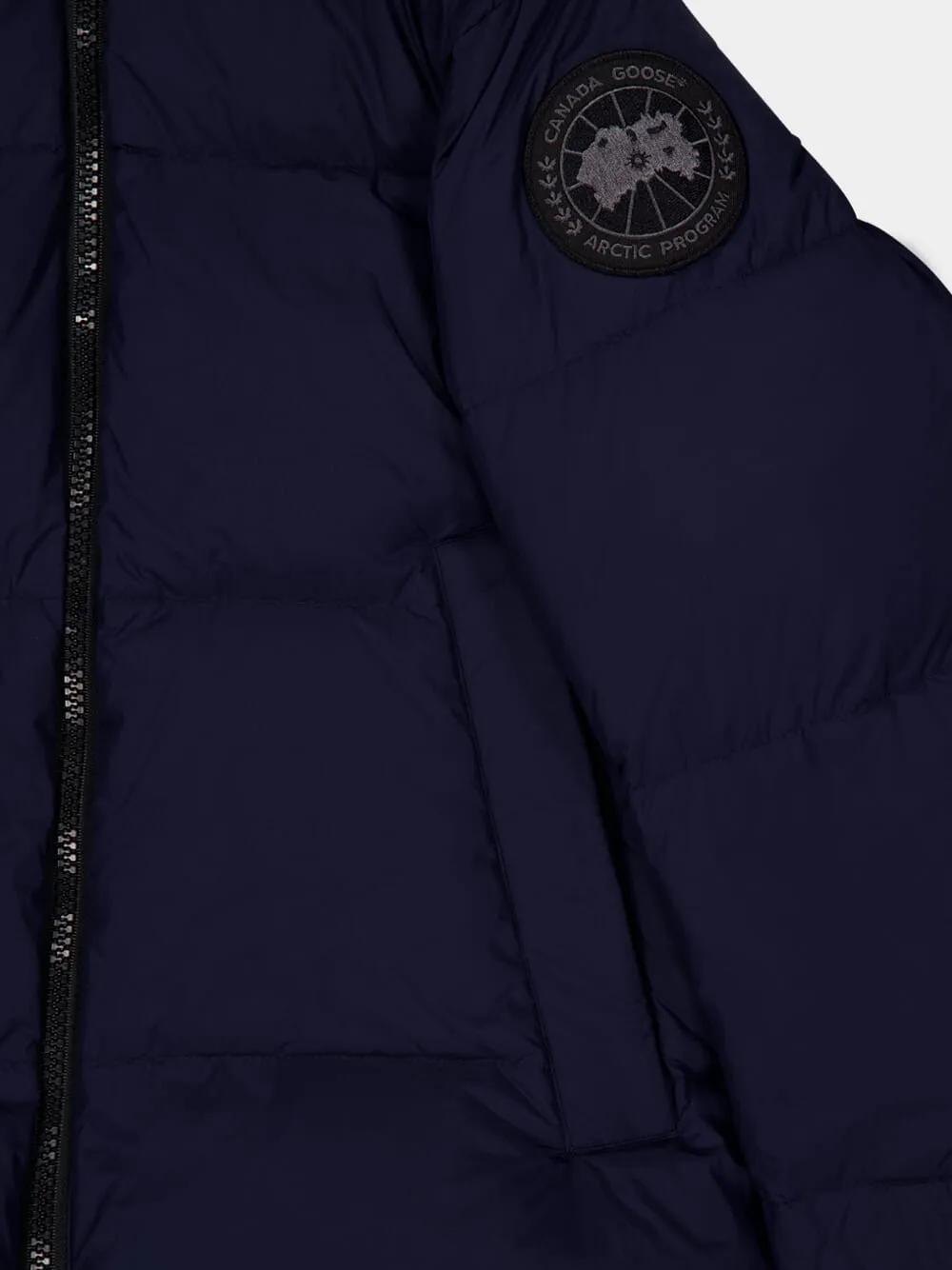 Atlantic Navy Crofton Matte Puffer Jacket sold by Fashion Clinic product image thumbnail 4