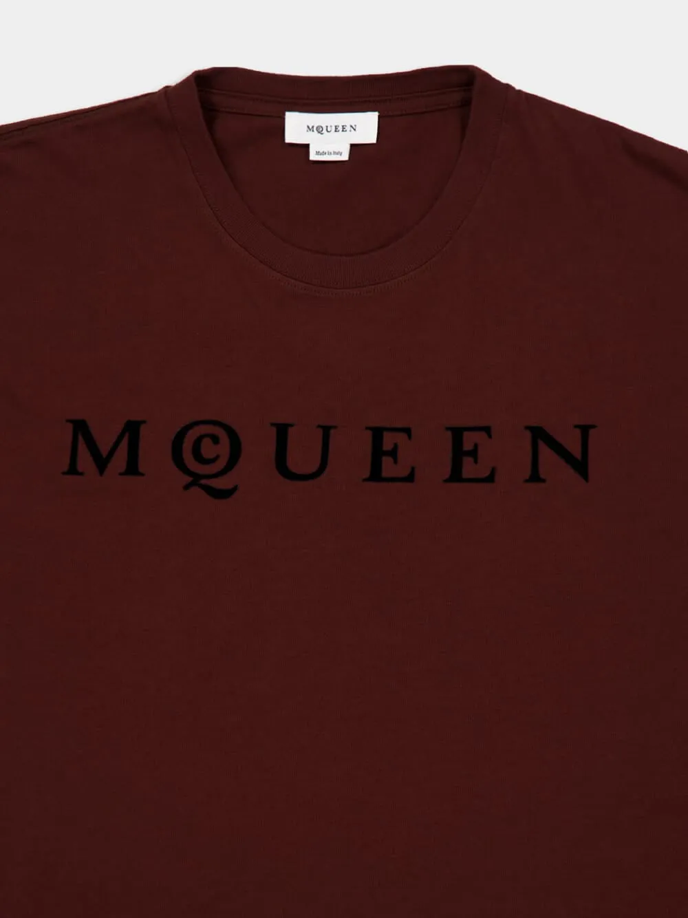 Madder Flocked McQueen Logo T-Shirt sold by Fashion Clinic product image thumbnail 3