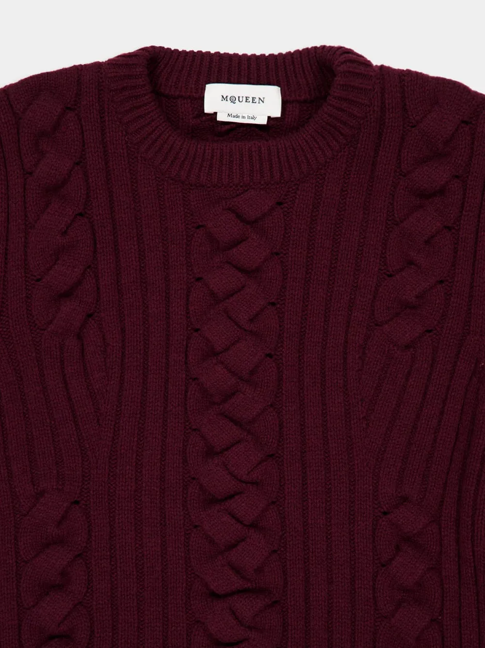 Madder Cashmere Cable-Knit Jumper sold by Fashion Clinic product image thumbnail 3