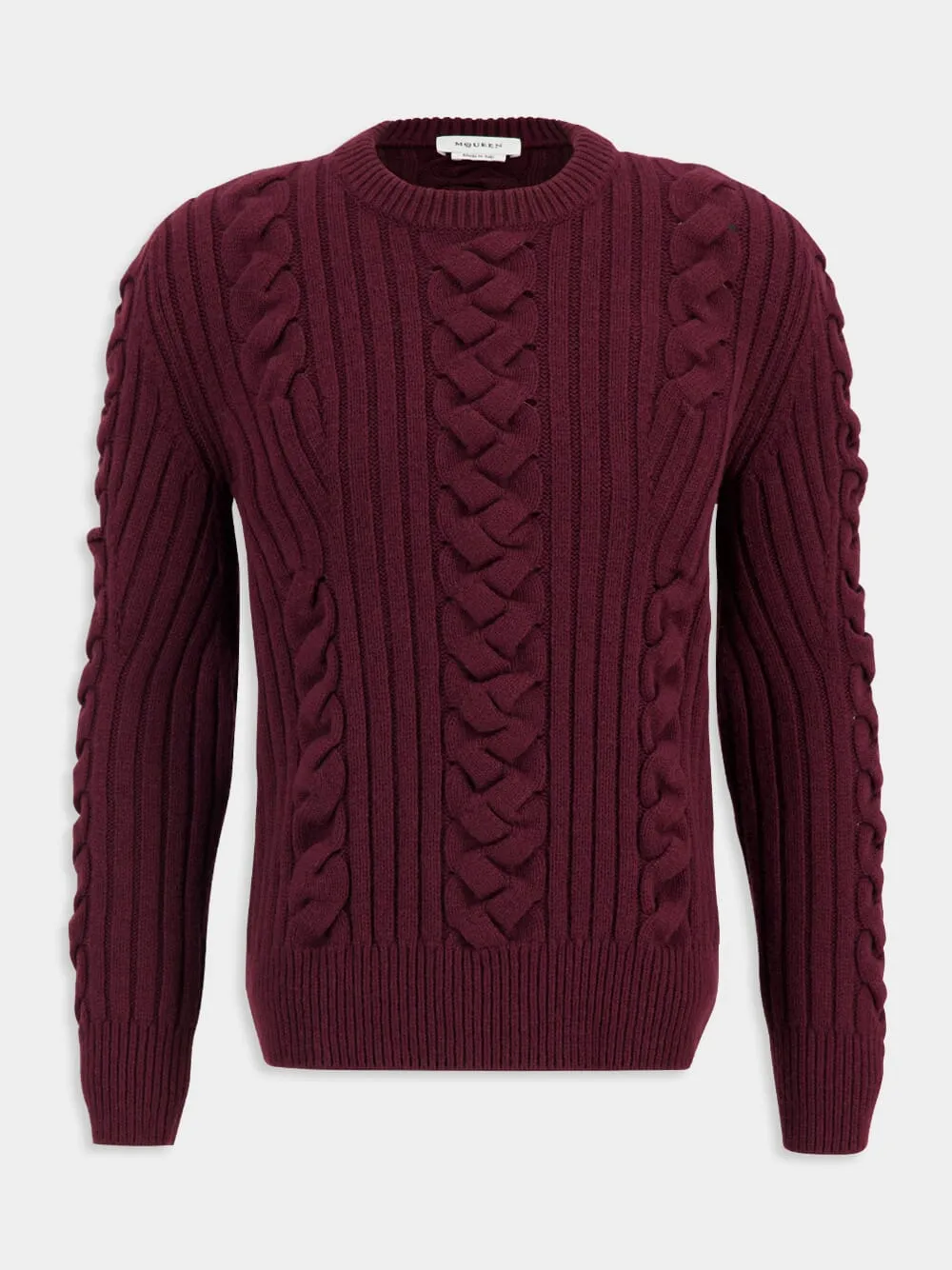 Madder Cashmere Cable-Knit Jumper sold by Fashion Clinic