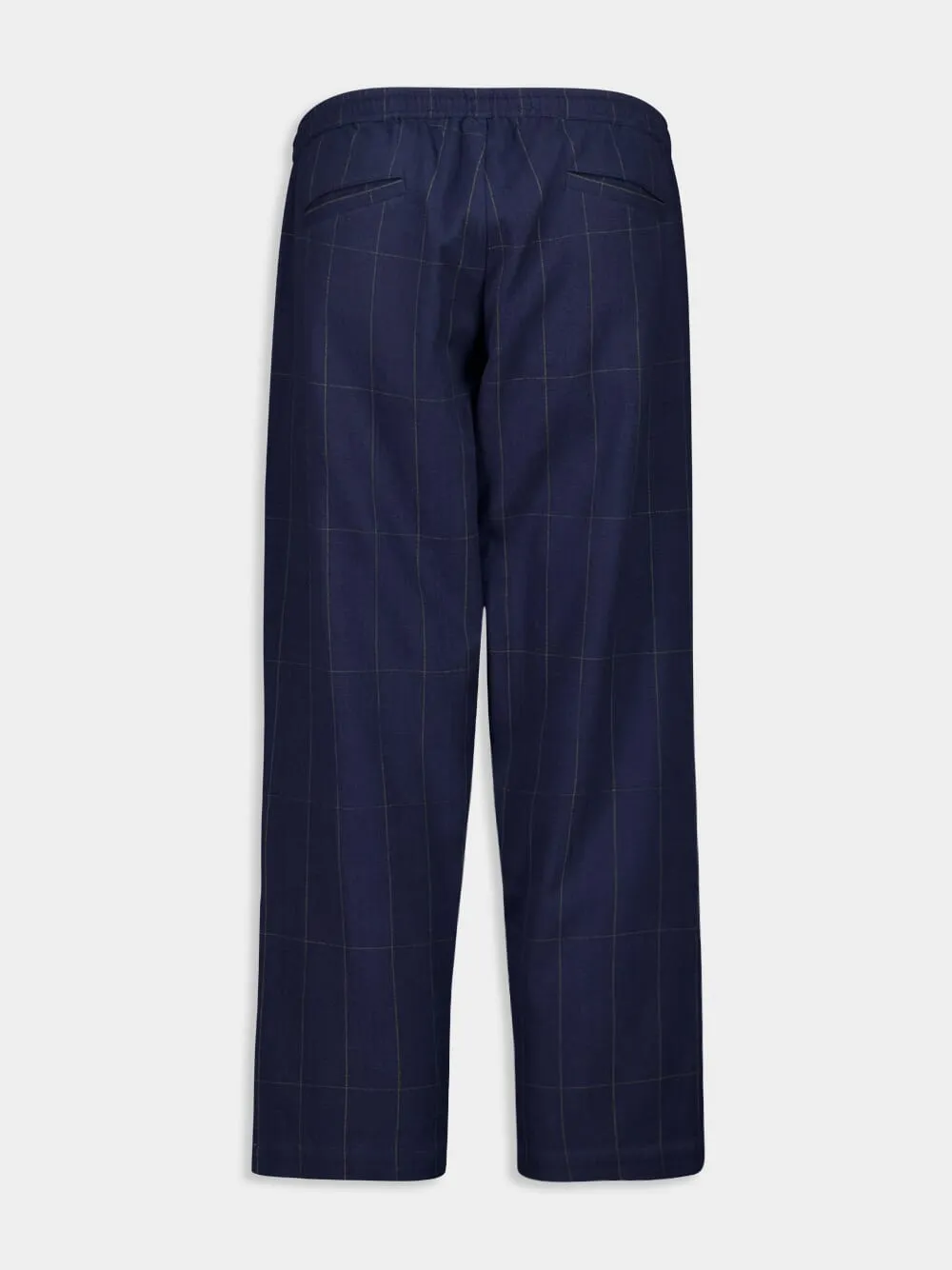 Navy Blue Anthem Cotton Pants sold by Fashion Clinic product image thumbnail 2