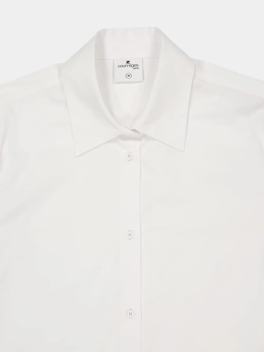 Heritage White Classic Poplin Shirt sold by Fashion Clinic product image thumbnail 5