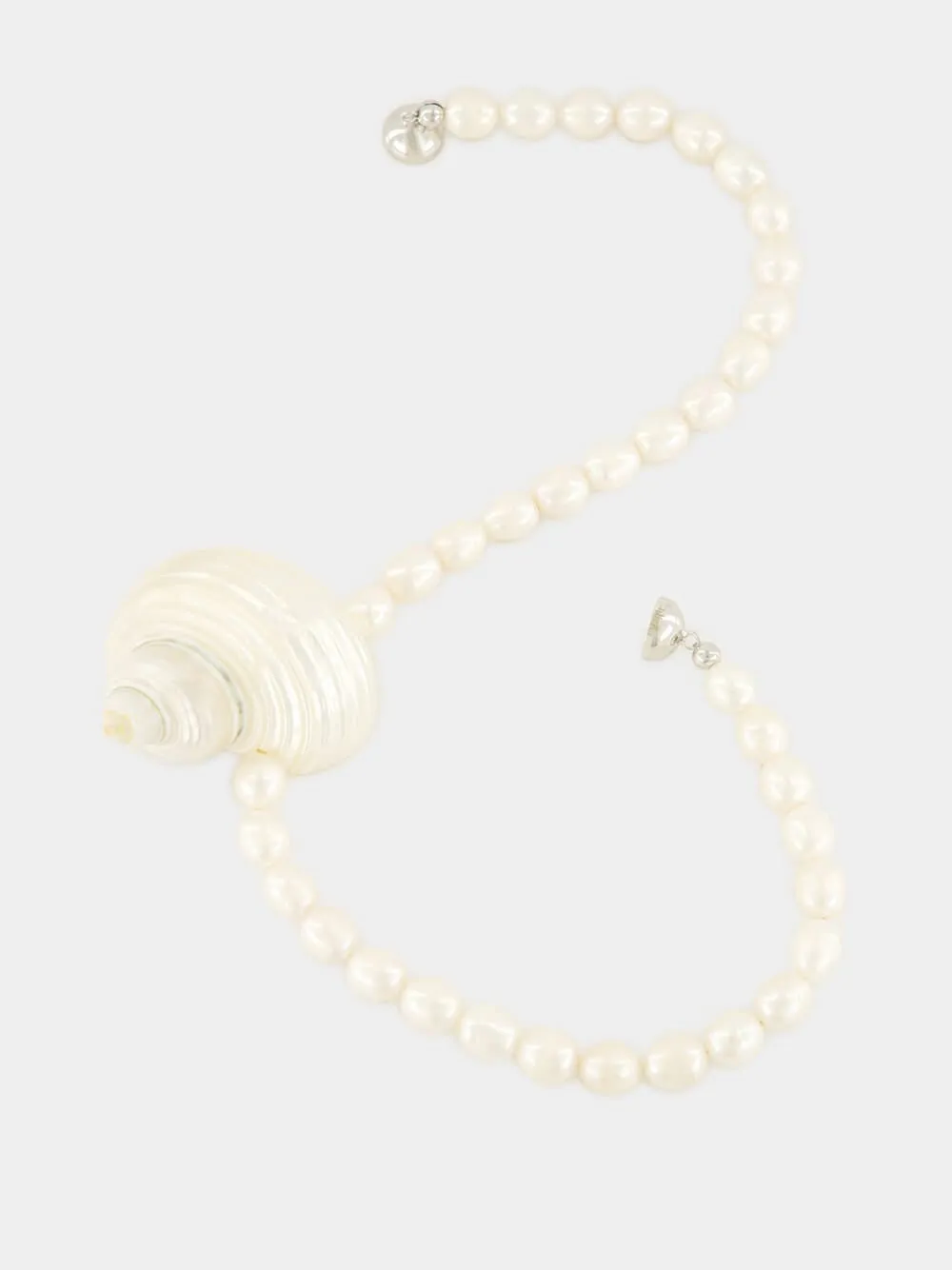 Pearl Mykonos Shell Necklace sold by Fashion Clinic product image thumbnail 4