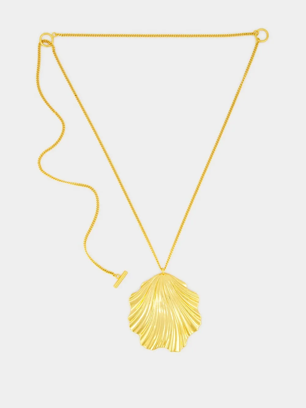 24K Gold Coquille Necklace sold by Fashion Clinic product image thumbnail 2